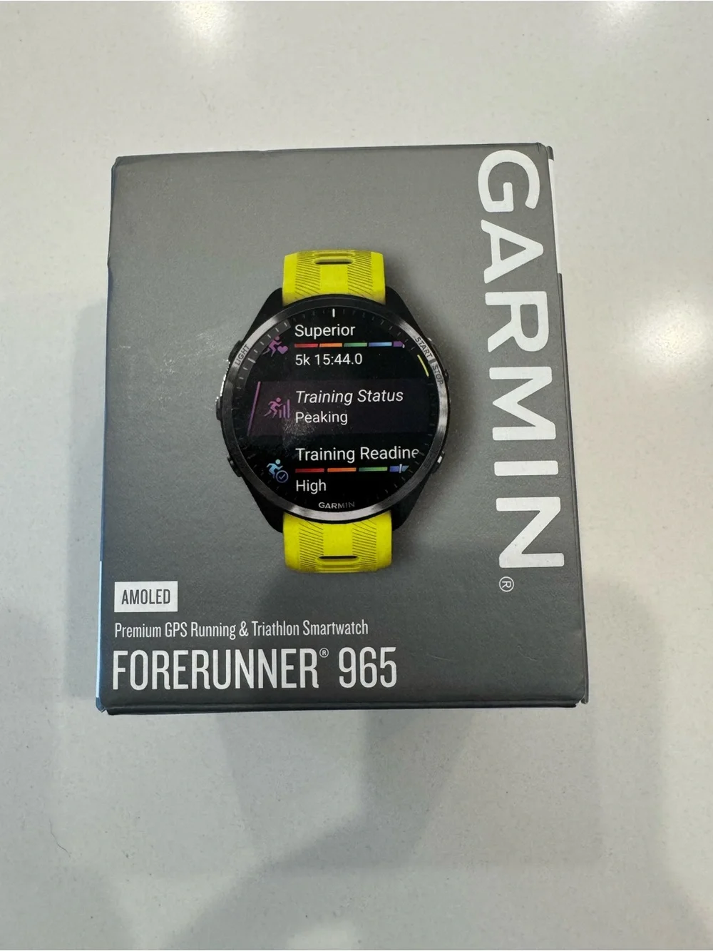 Garmin Forerunner 965 Smartwatch - Bright Yellow Band